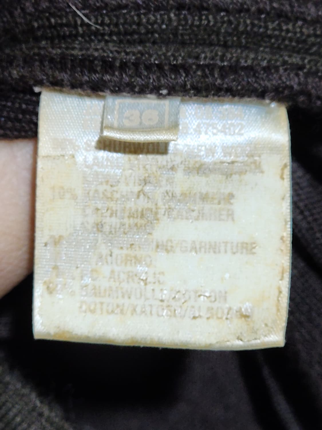 (M) 에스까다 니트집업 브라운 니트자켓 울 캐시미어  상품이미지4