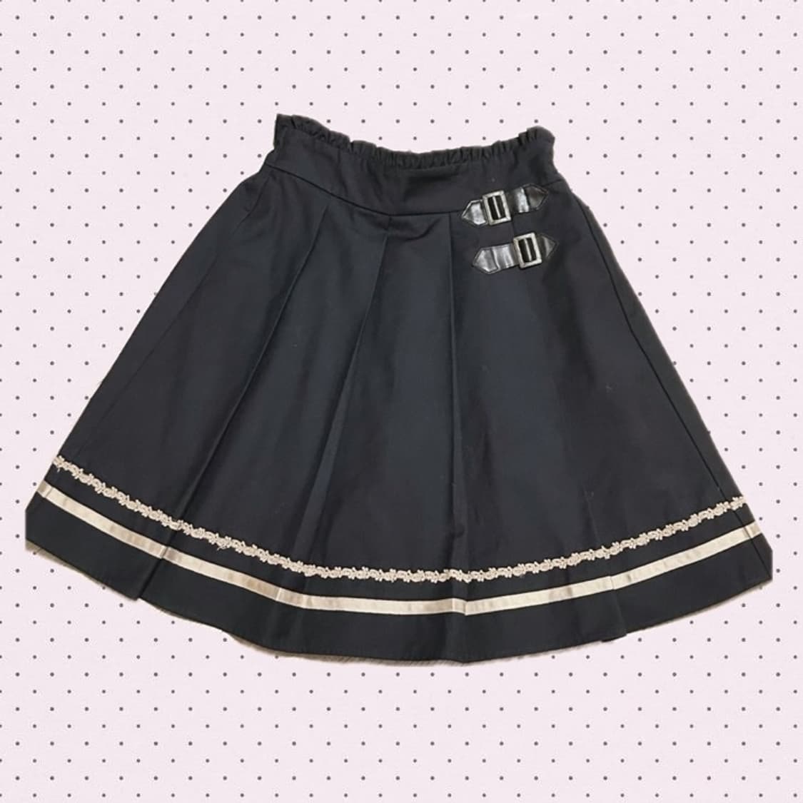 엑시즈팜 플리츠스커트 상품이미지1