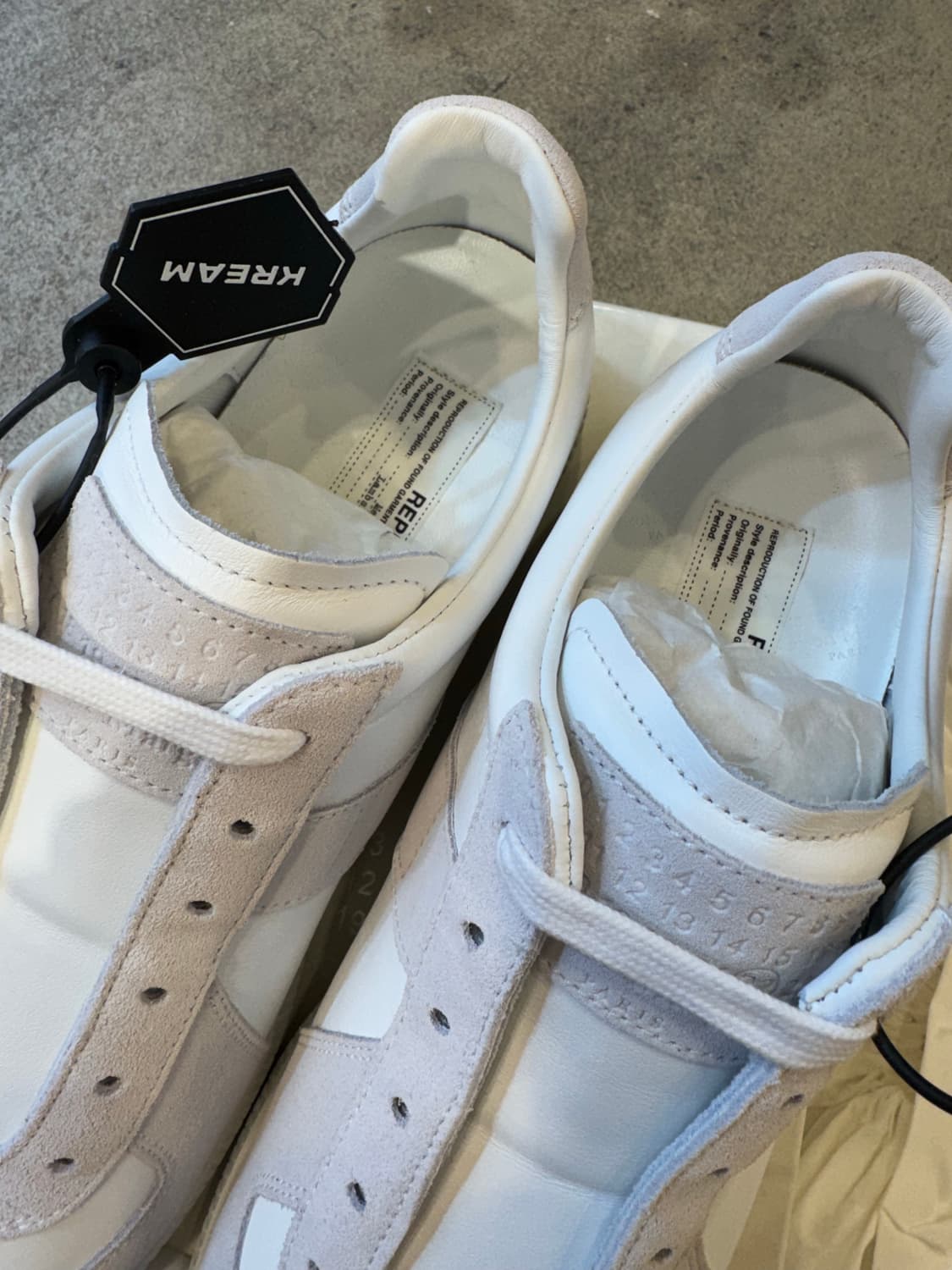 메종 마르지엘라   독일군 스니커즈 흰색 41사이즈 새상품입니다 상품이미지2