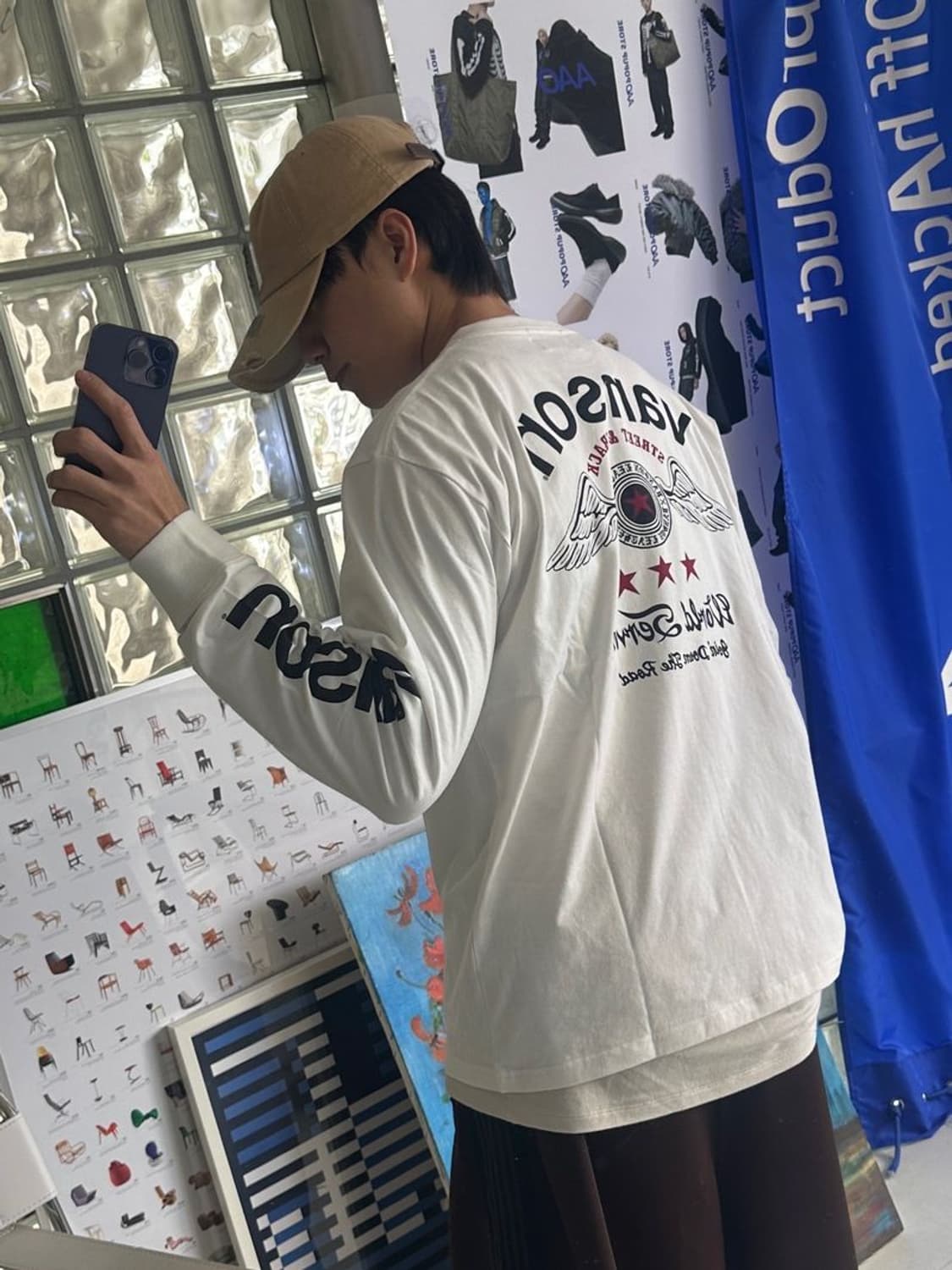 LOGO LS TEE  로고 긴팔 티셔츠 SP-T-17 상품이미지2