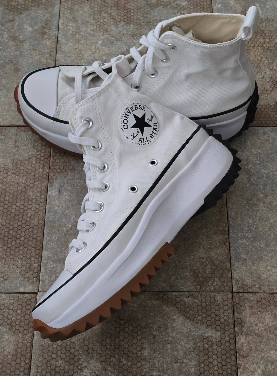 (240)컨버스 런스타 하이크 하이 화이트 상품이미지7