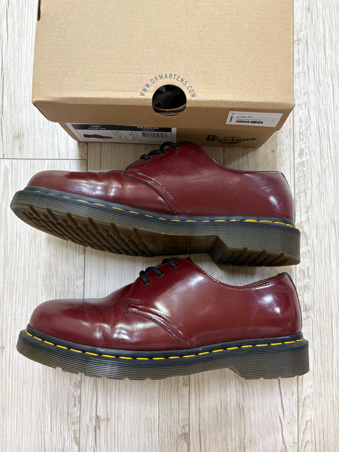 닥터마틴 1461 3홀 체리레드 270 상품이미지2