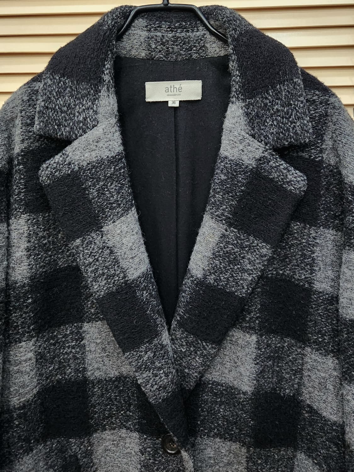 바네사브루노 아떼 울체크 하프코트 상품이미지3