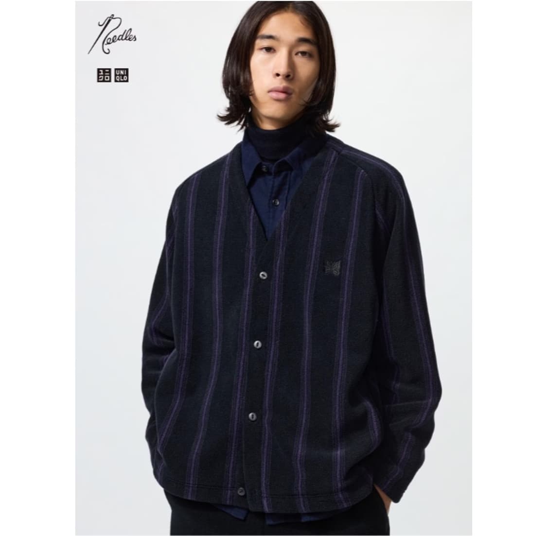 유니클로 x 니들스 플리스 오버사이즈 가디건  상품이미지2