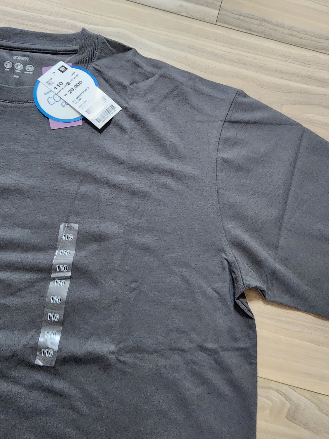 탑텐쿨에어반팔티셔츠그레이110 상품이미지2