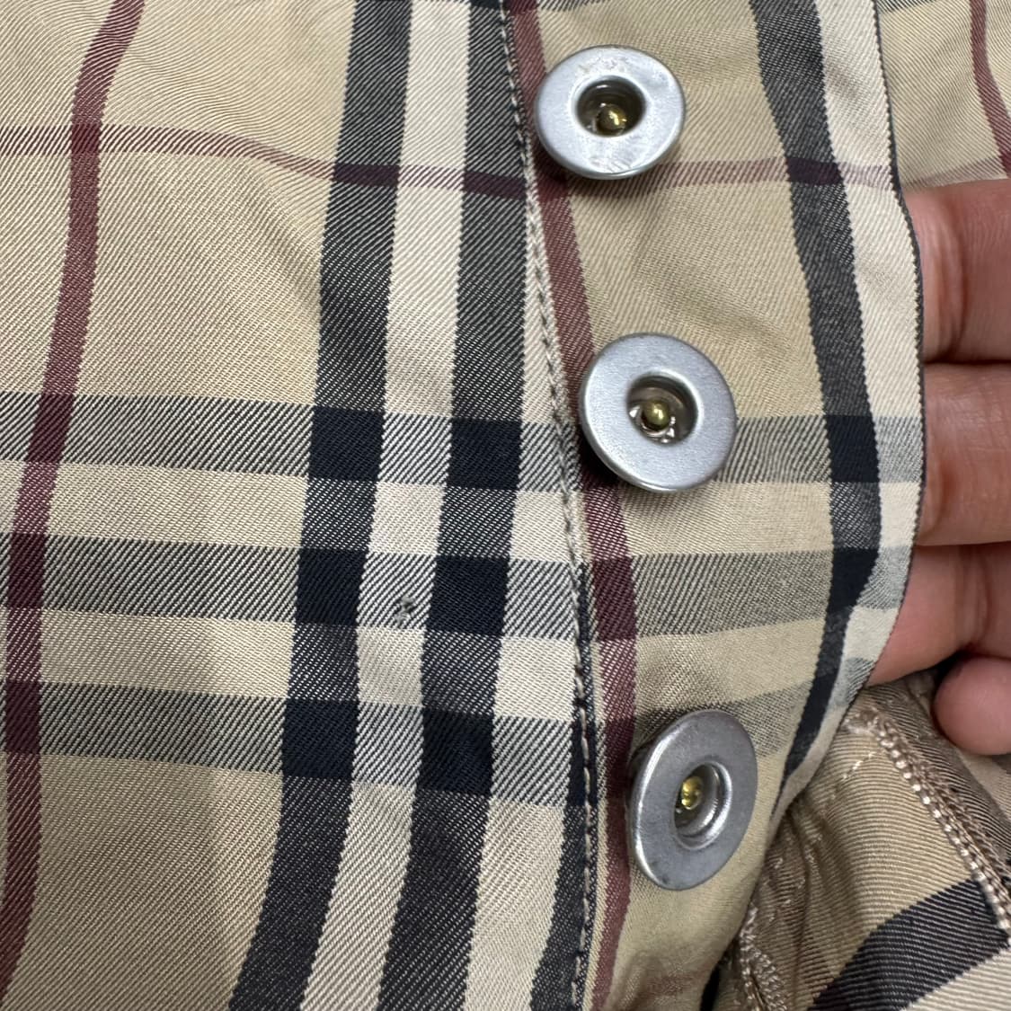 버버리 제팬 블랙라벨 코튼 스트레이트 팬츠 (29)  상품이미지4