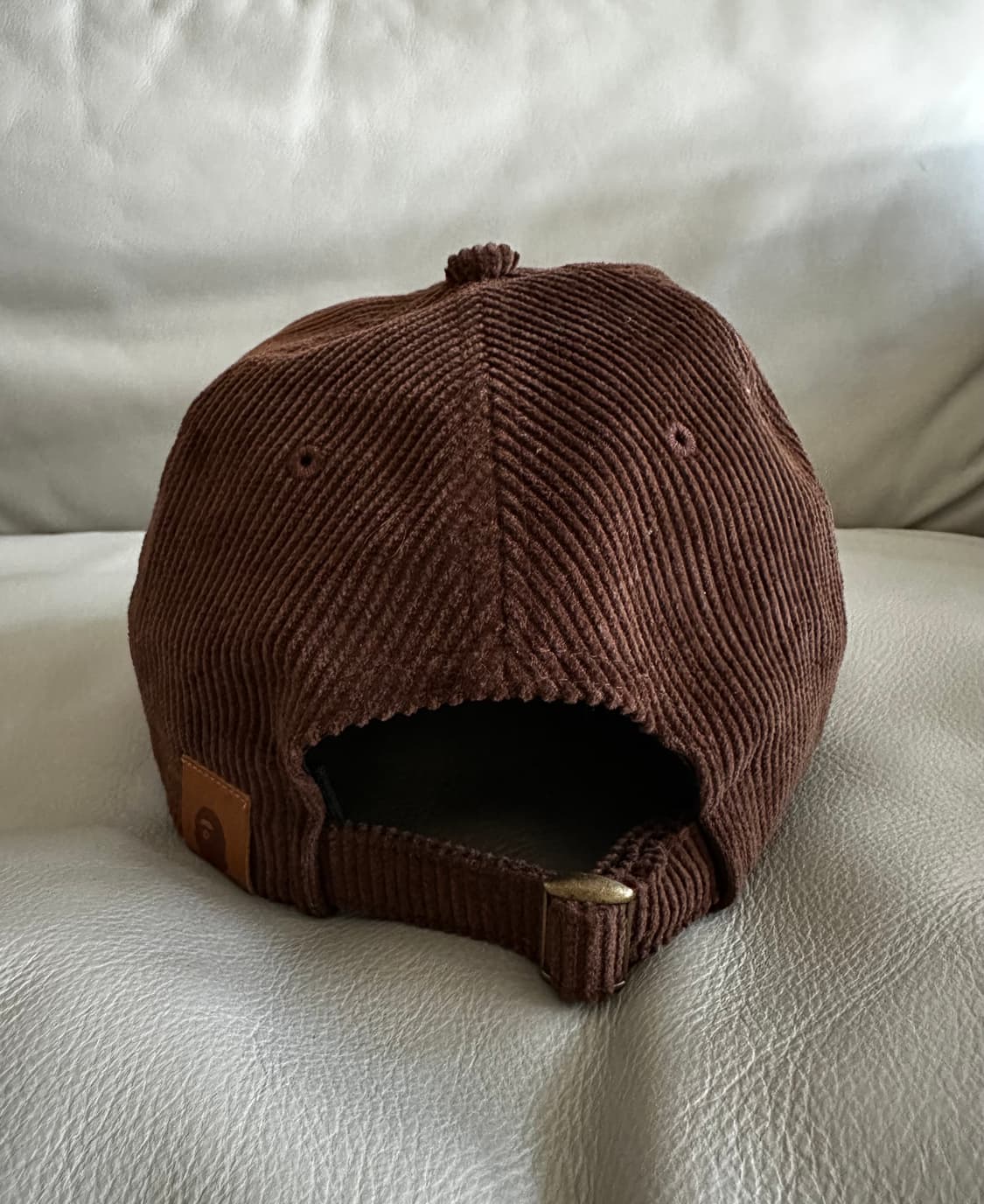 베이프 코듀로이 헤드 캡 모자 상품이미지3
