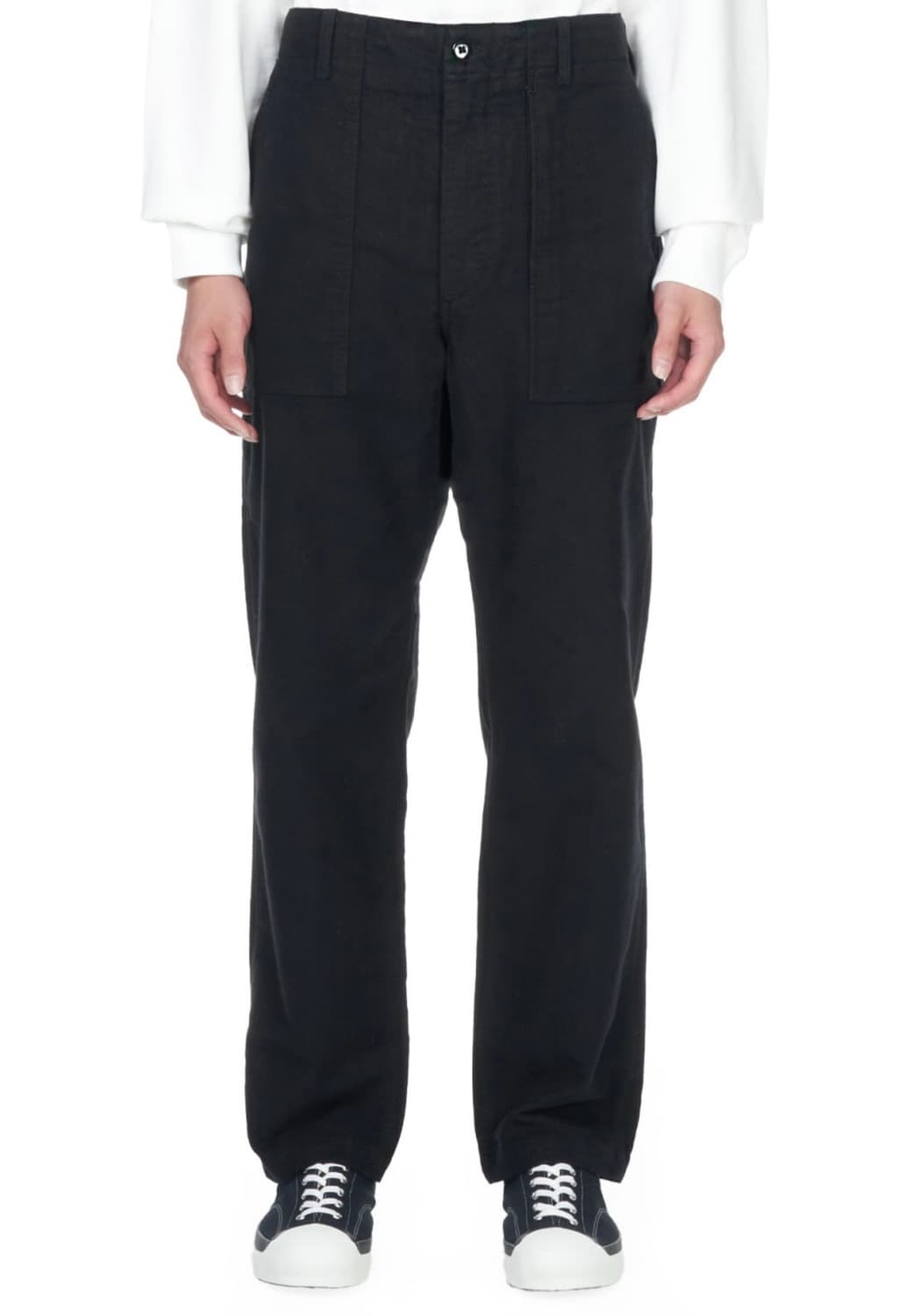 엔지니어드가먼츠 코튼 몰스킨 퍼티그 블랙 상품이미지1