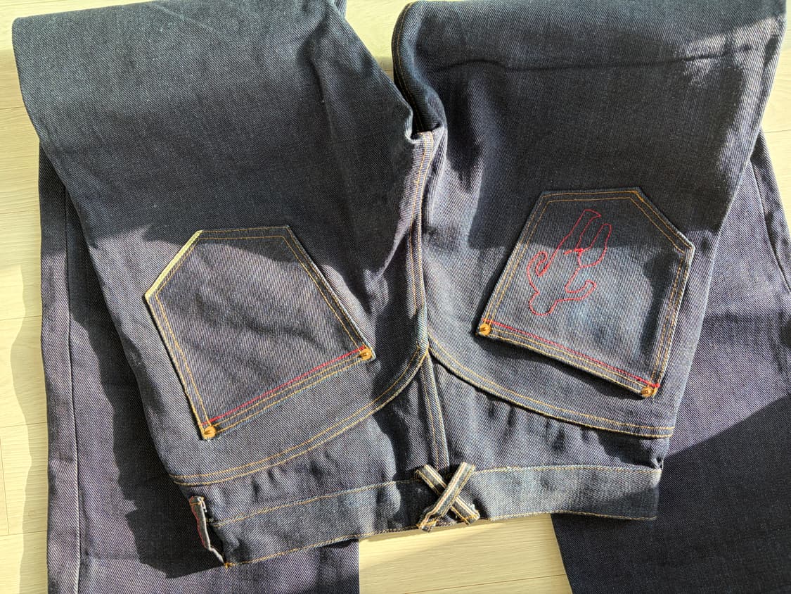 외이드 레그 셀비지 21oz 헤비 데님 상품이미지2