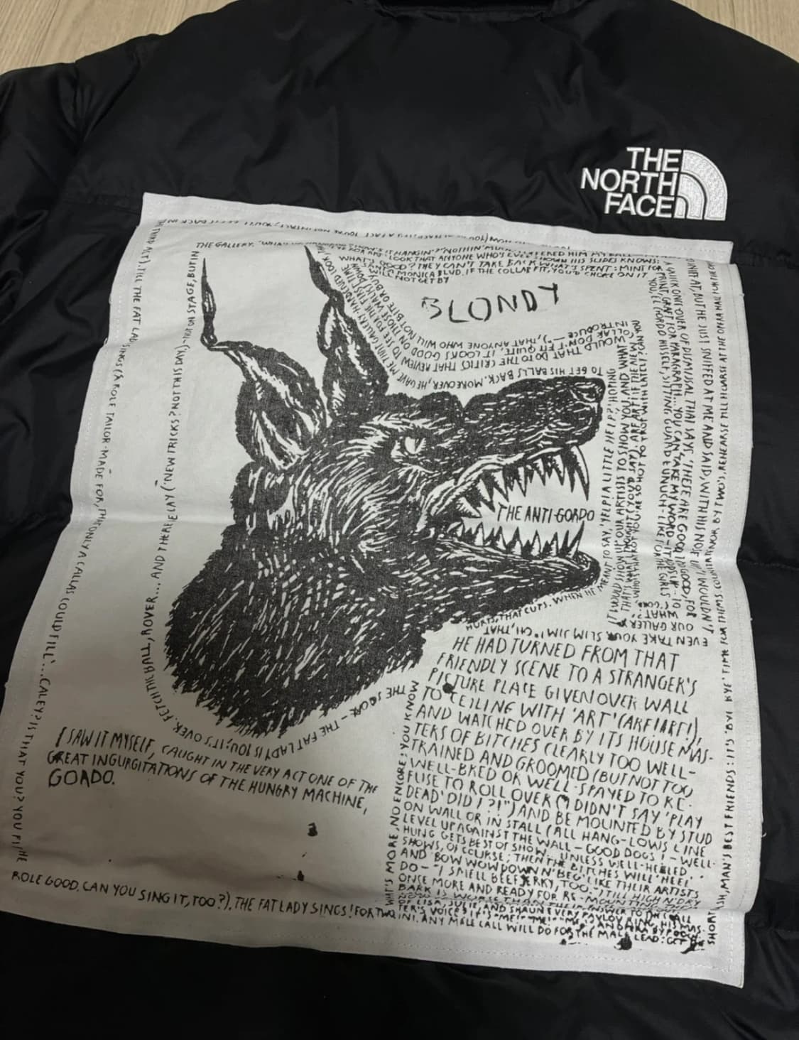 슈프림X노스페이스 개눕시 패딩 M 판매 상품이미지3