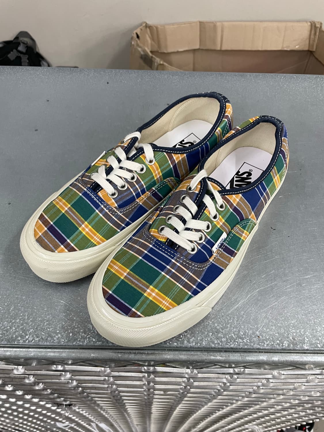 반스 어센틱 애너하임 플레이드 멀티컬러 265 상품이미지2