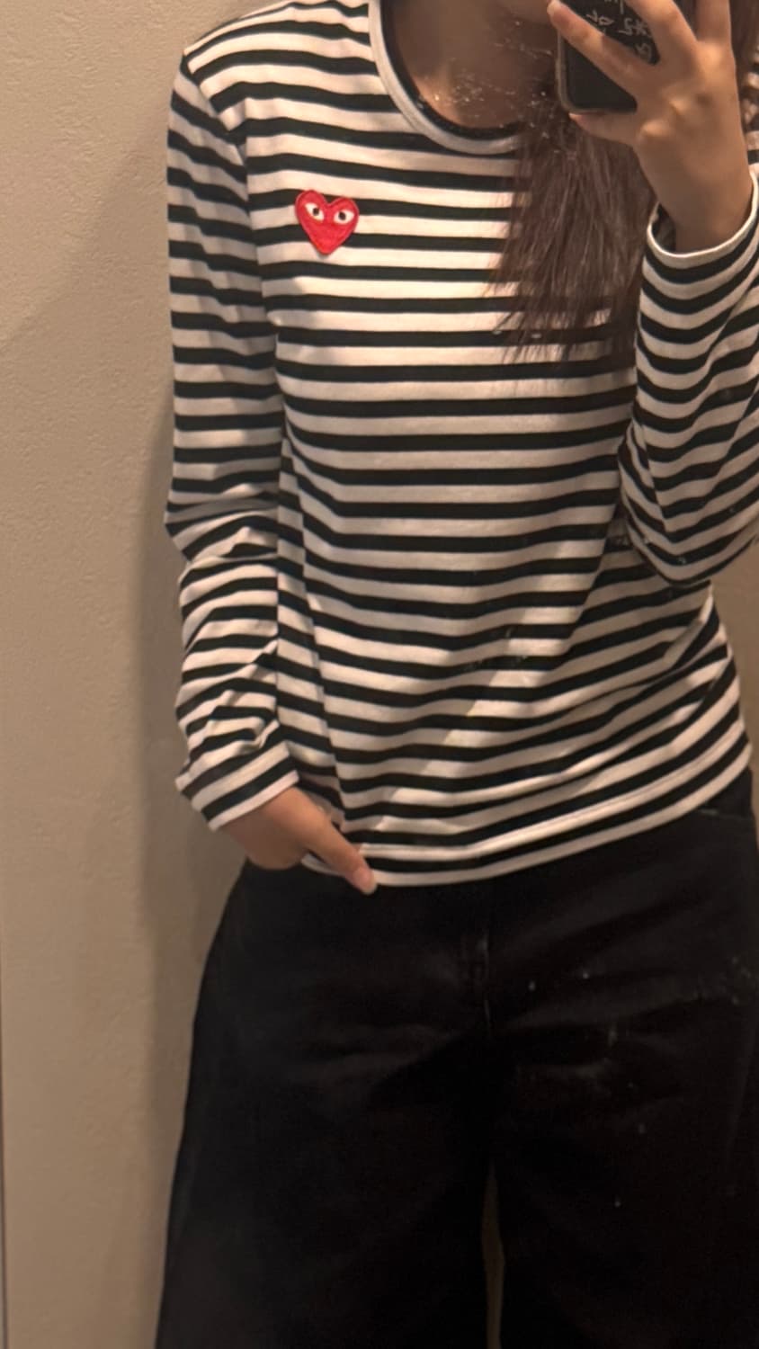 꼼데가르송 스트라이프 롱슬리브 상품이미지2