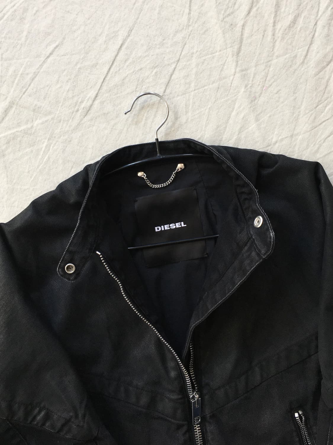 디젤 흑청데님 라이더 자켓 상품이미지4