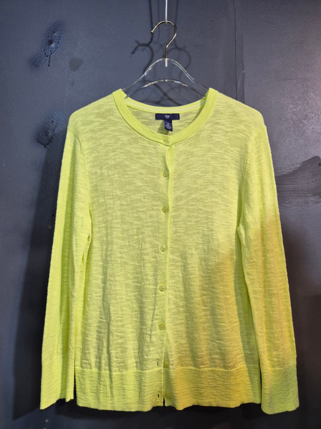 GAP 여성 가디건  연두색  66 77 상품이미지1