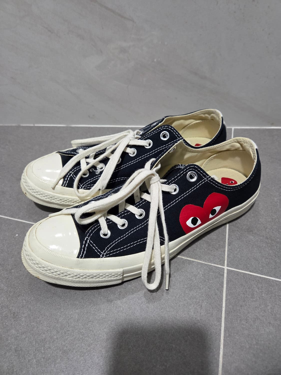 꼼데가르송 컨버스 척테일러 로우 블랙 상품이미지1