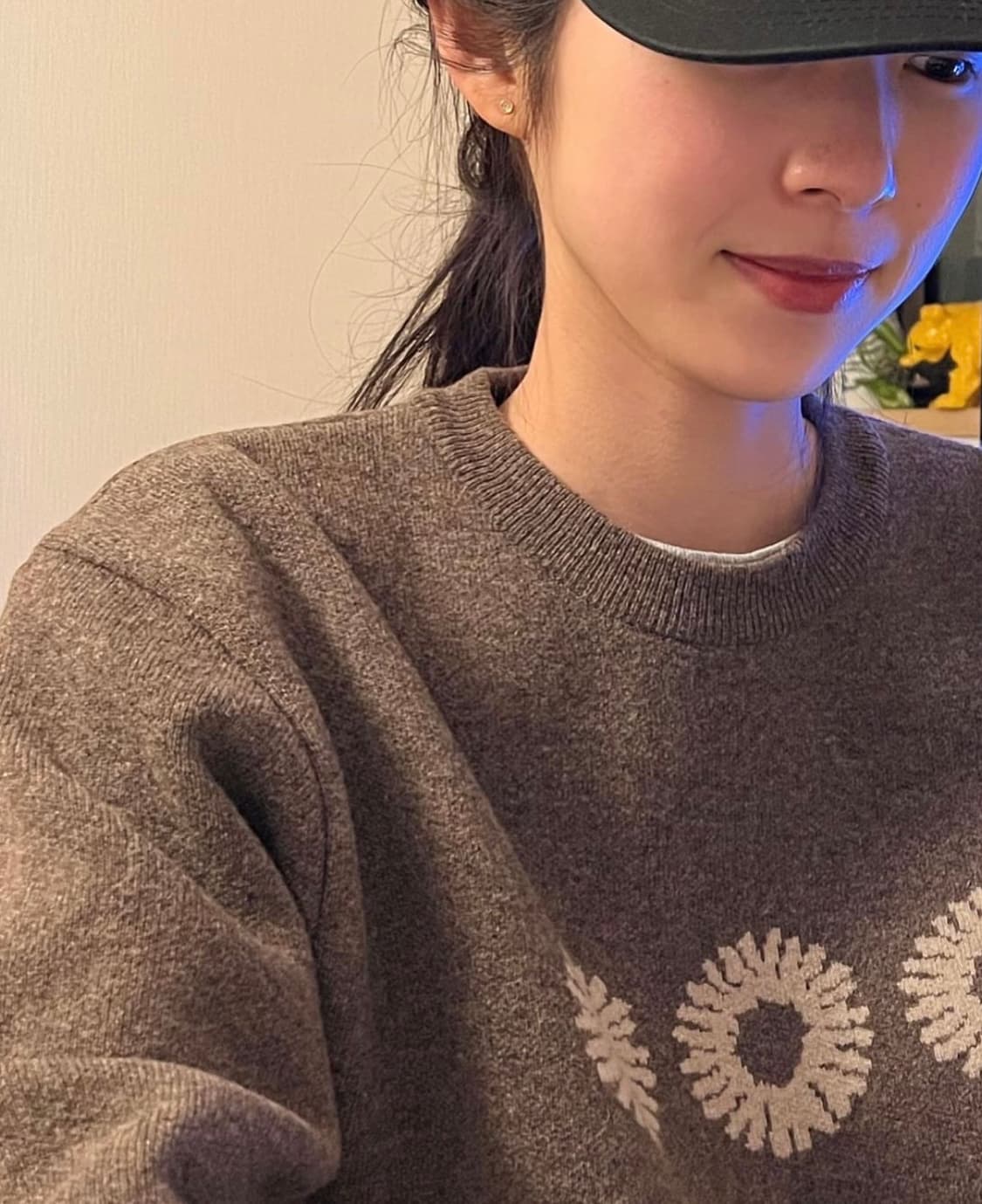 [L] 999휴머니티 니트 브라운 상품이미지1