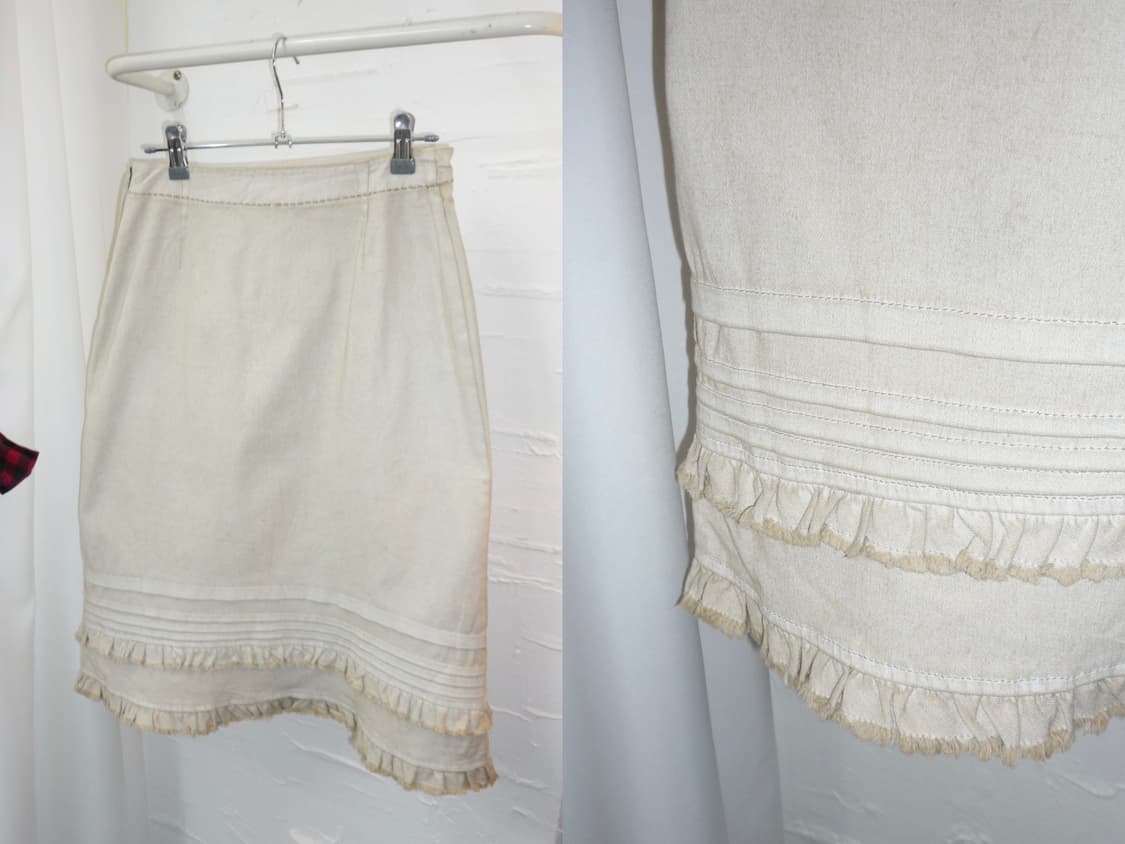 Angel ruffle midi skirt 상품이미지5