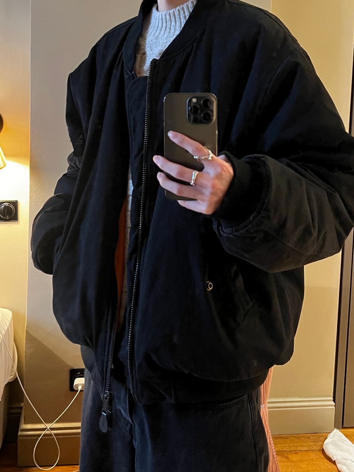 [XL] 포스텍츠 가먼츠 코튼 봄버 상품이미지1