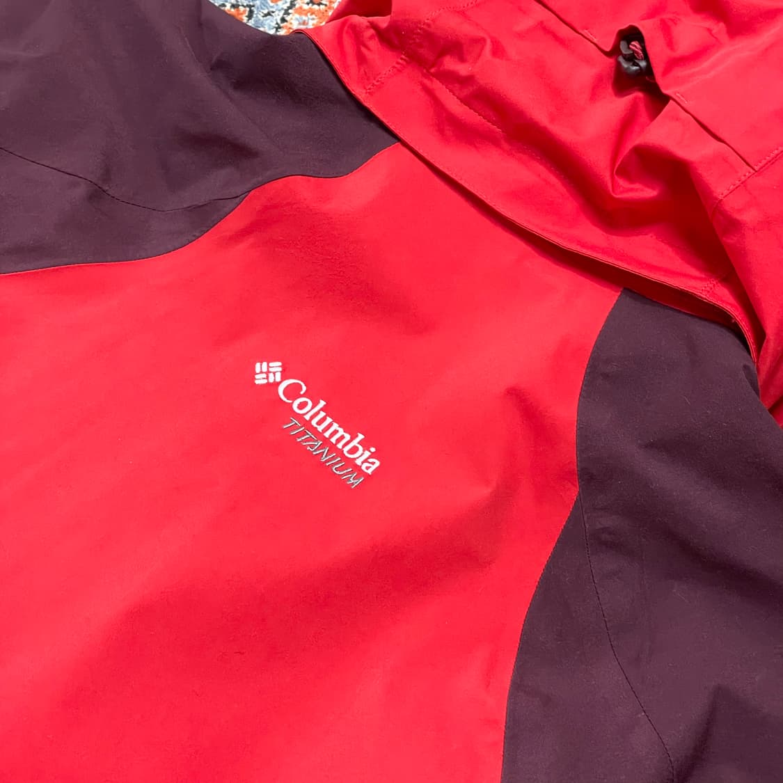 컬럼비아 레드 옴니드라이 바람막이 점퍼 남성XL 상품이미지8