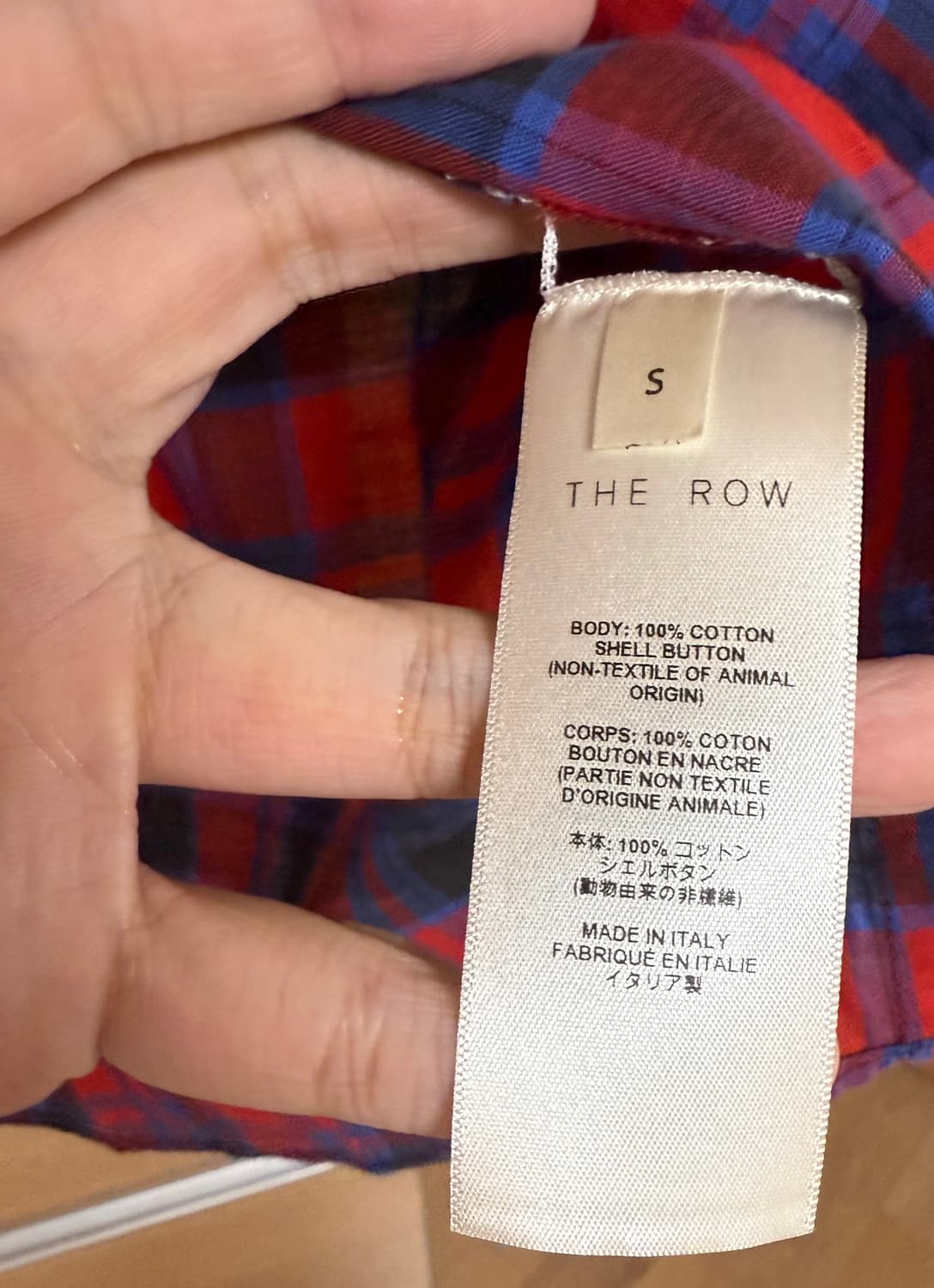 The row lancaster 셔츠 S사이즈 상품이미지6