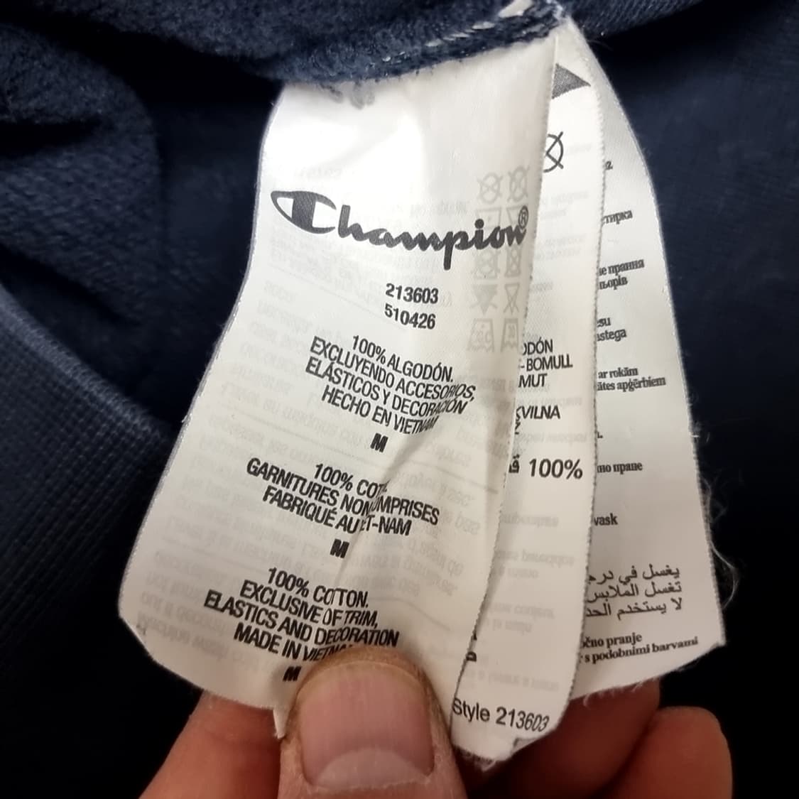 빈티지 챔피온 네이비 맨투맨(m) 상품이미지5