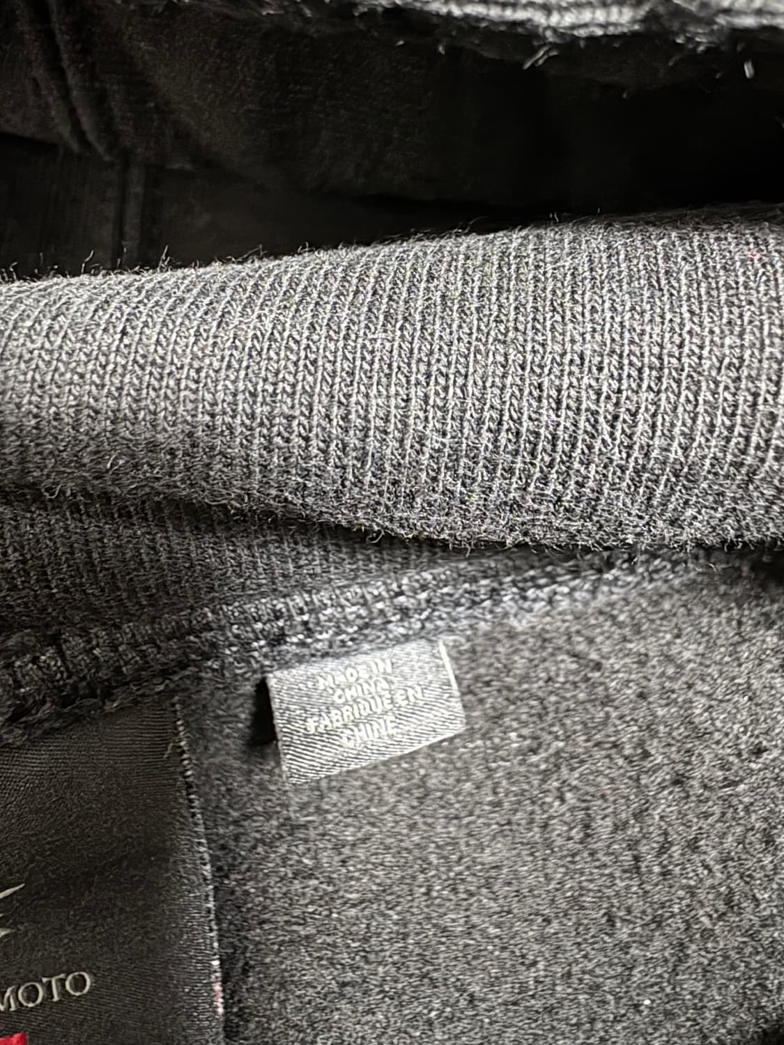 슈프림x요지야마모토 블랙 후드집업 L 상품이미지5