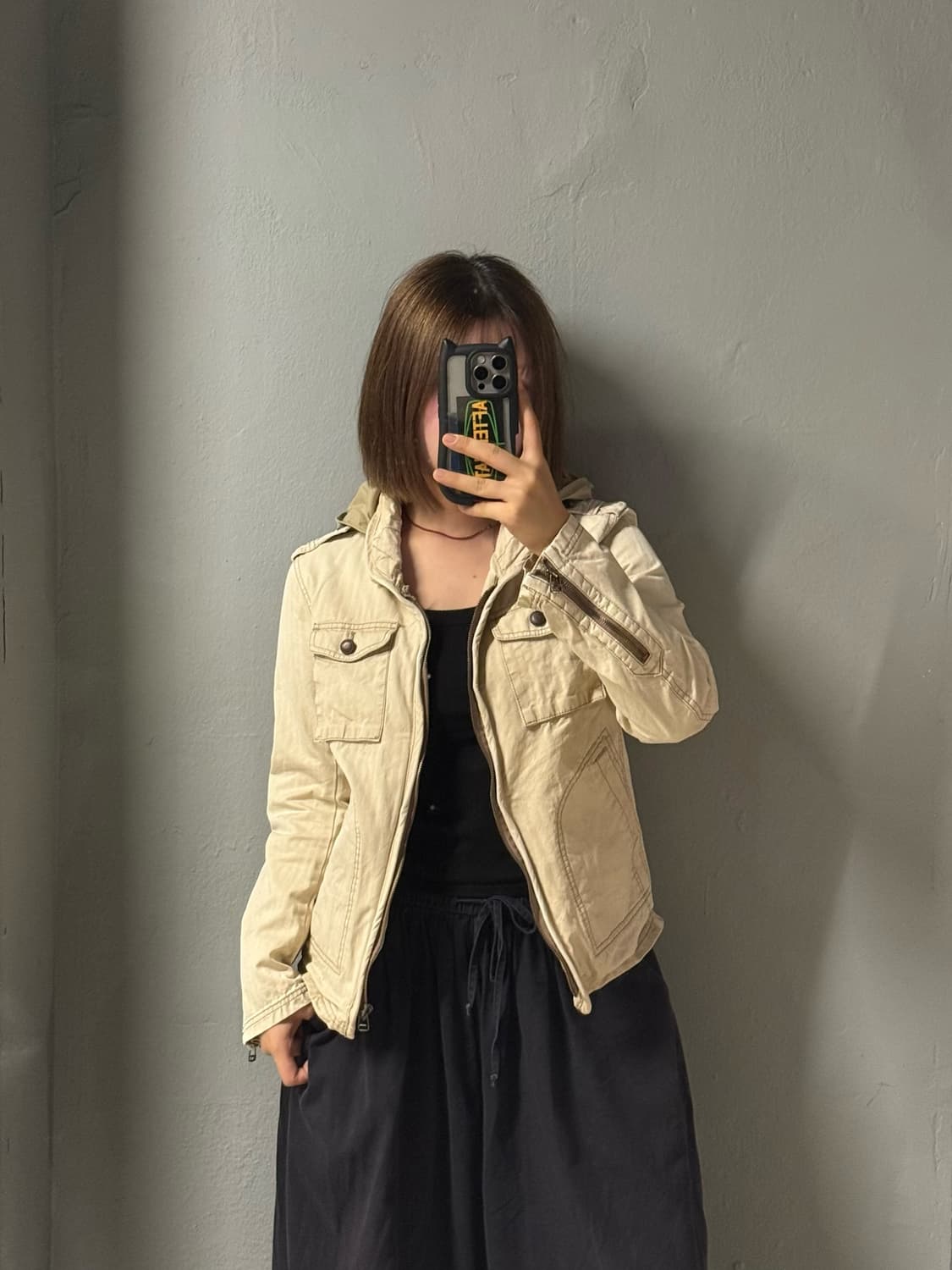 2-pocket stitch detail jacket 상품이미지1