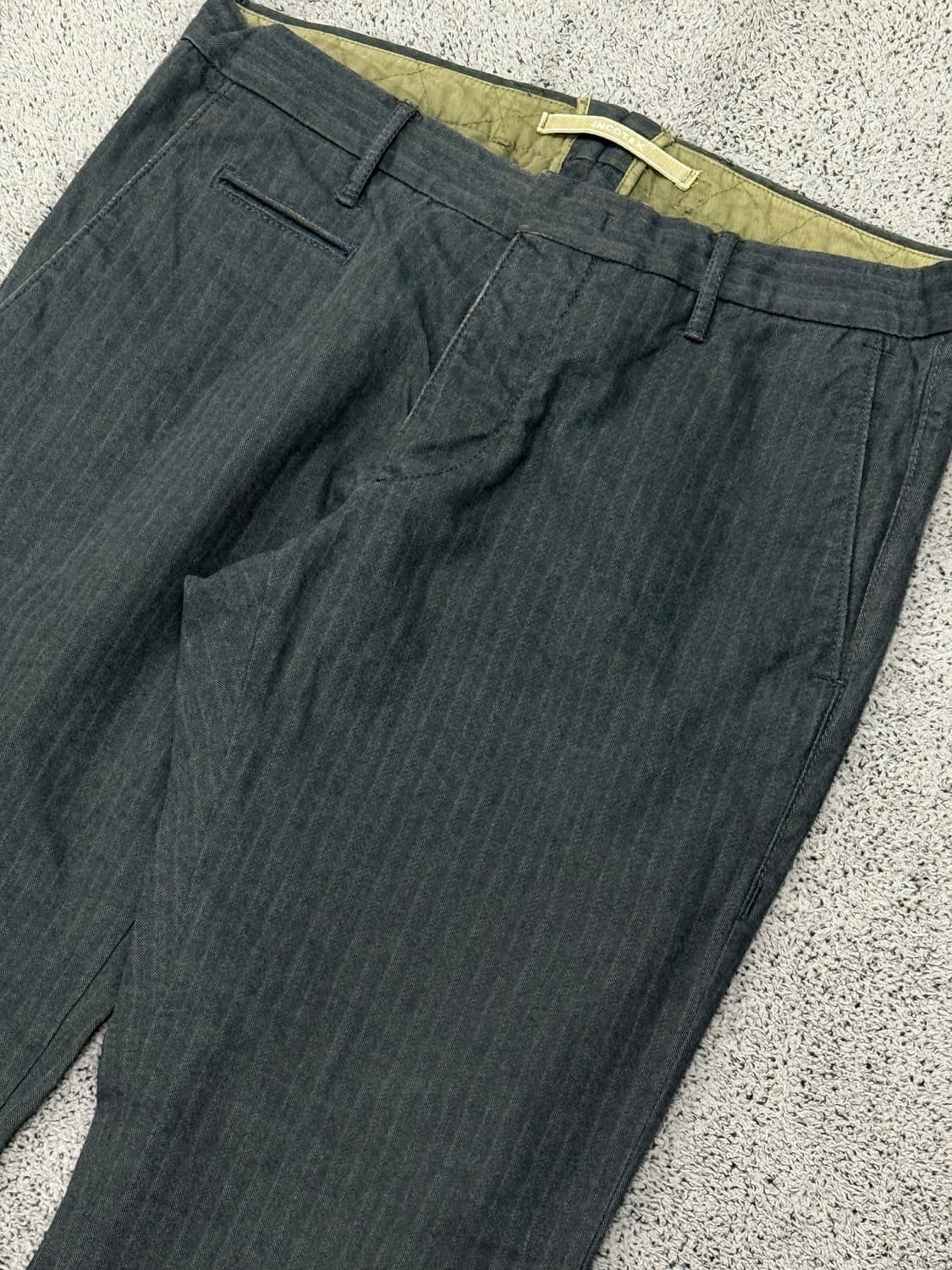 (32) 이태리 브랜드  INCOTEX 스트라이프 코튼 팬츠 (제일모직) 상품이미지2