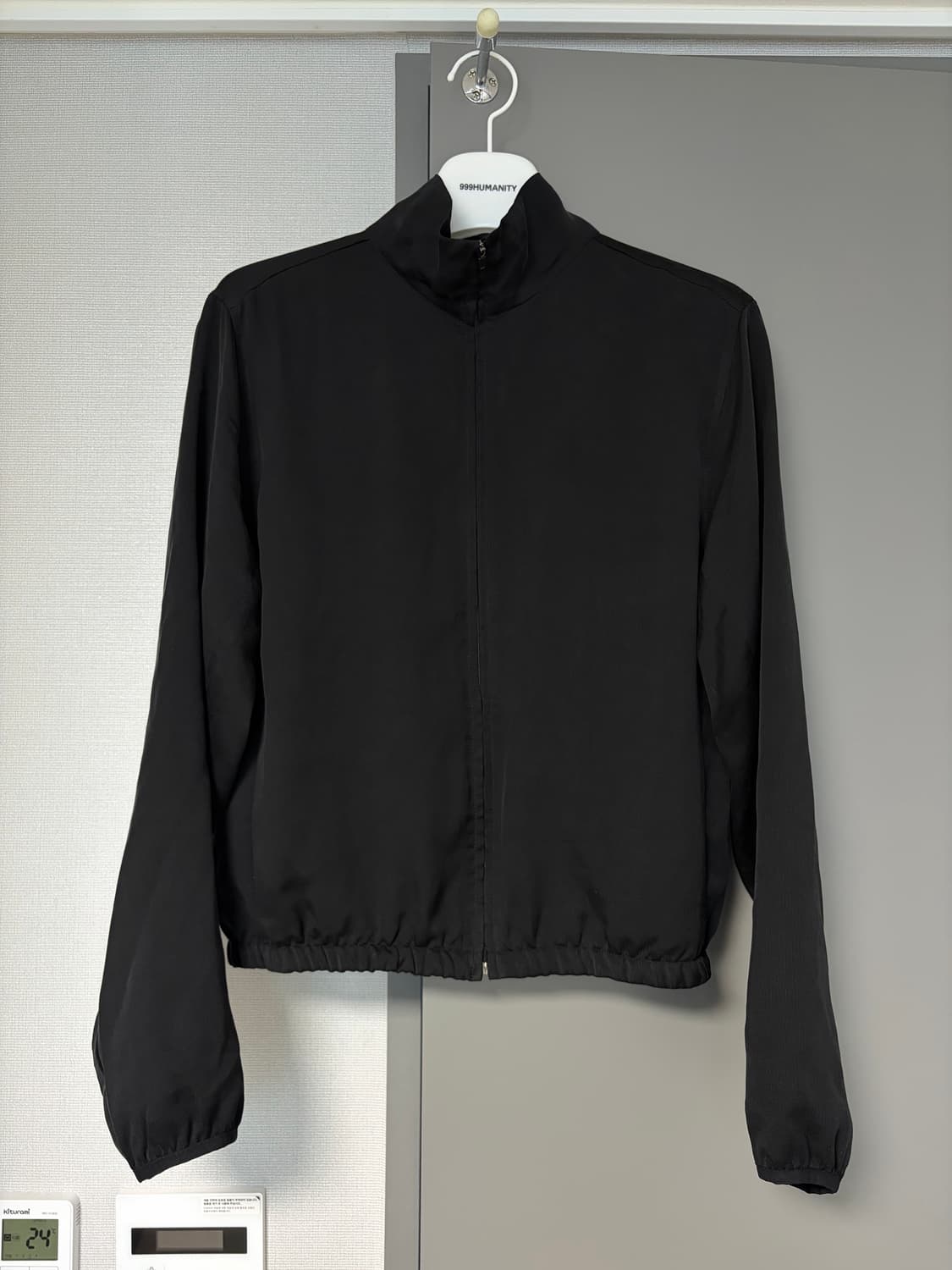 [1] Les Tailored cupra zip-up 블랙 상품이미지2