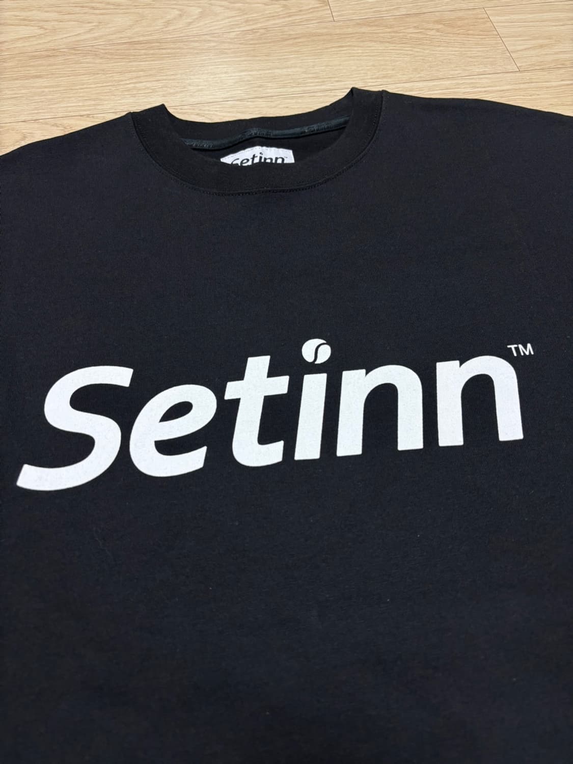Setinn 세트인 Bshop 별주 로고 티셔츠 블랙 L 상품이미지3