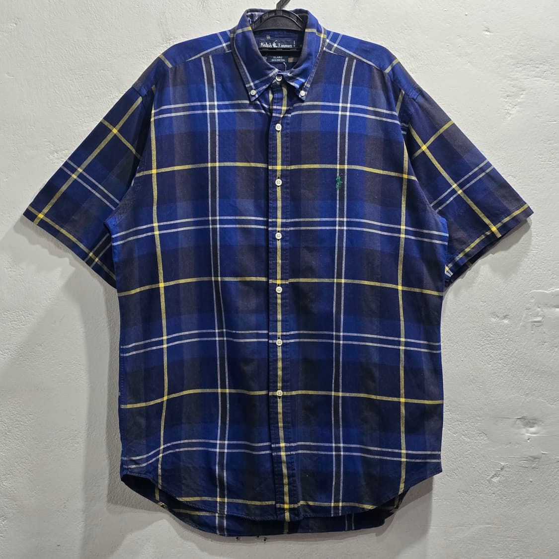 [표기 M, 실측 L] 폴로 랄프로렌 멀티체크 하프셔츠 블레어 상품이미지2