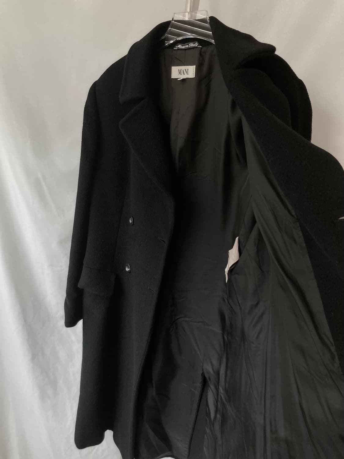 정품) MANI 마니 모100 여성 롱코트 더블코트 상품이미지5