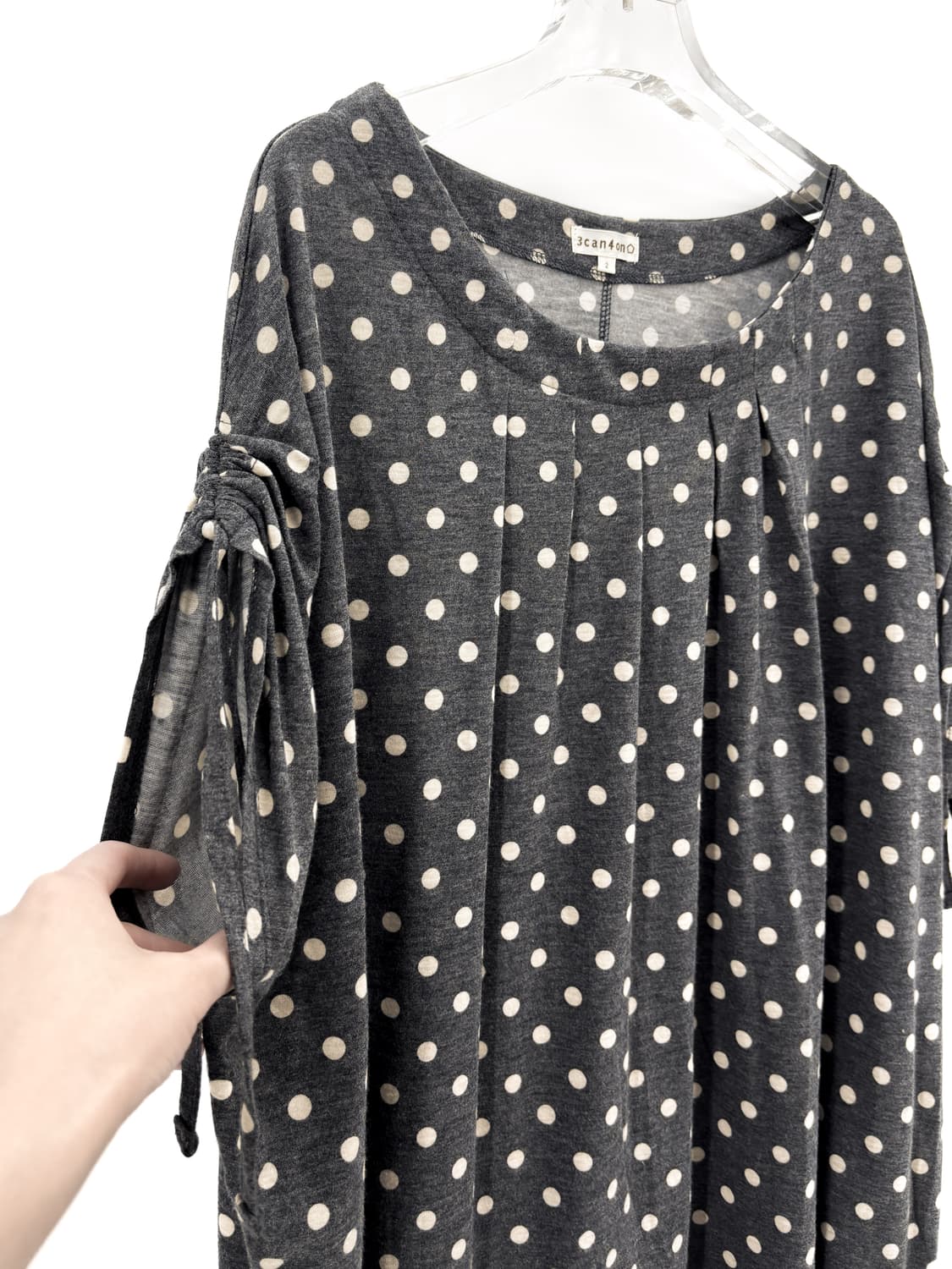 빈티지 도트 튜닉 탑 ... 또는 스커트 상품이미지5