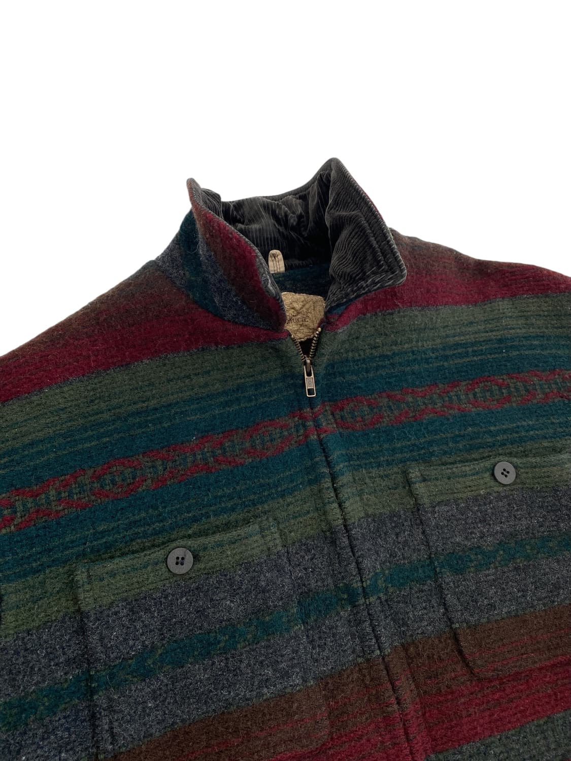 8-90‘s 울리치 블랭킷 스트라이프 울 자켓 상품이미지4