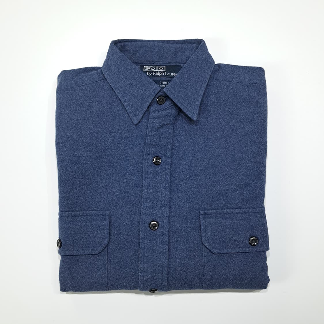 CL057 S 폴로 랄프로렌 90s G.I. SHIRT 헤비 코튼 플란 상품이미지7