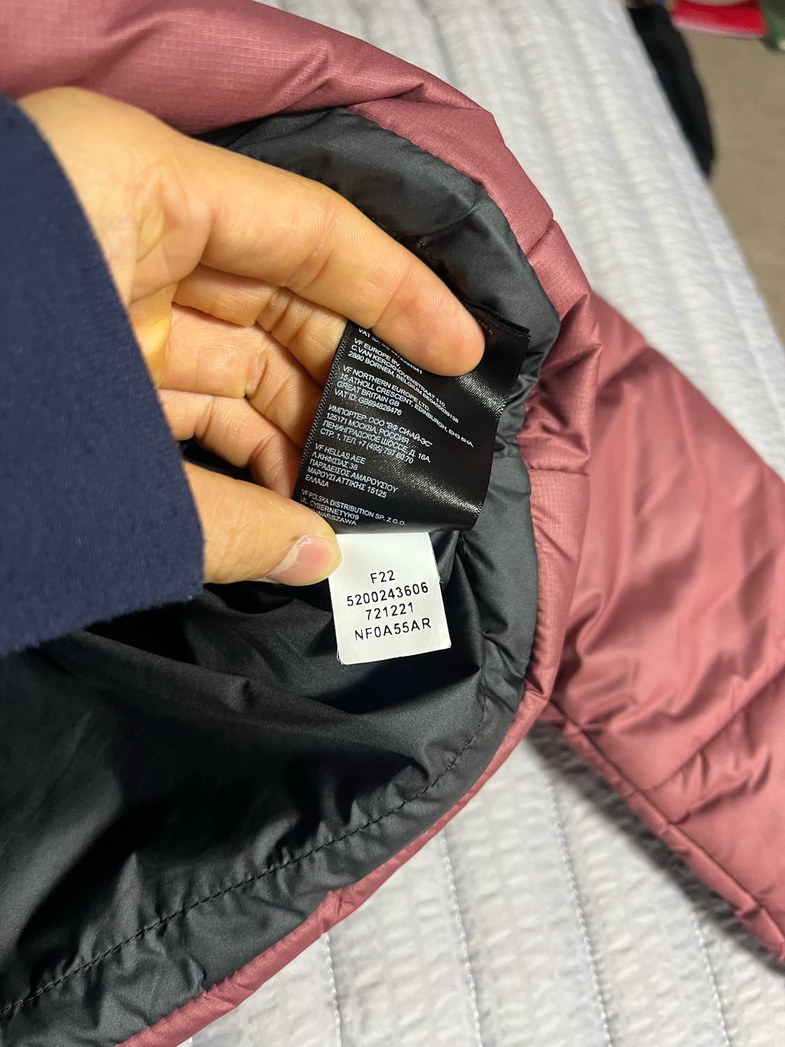 여성) 노스페이스 숏크롭 패딩 XS 상품이미지6