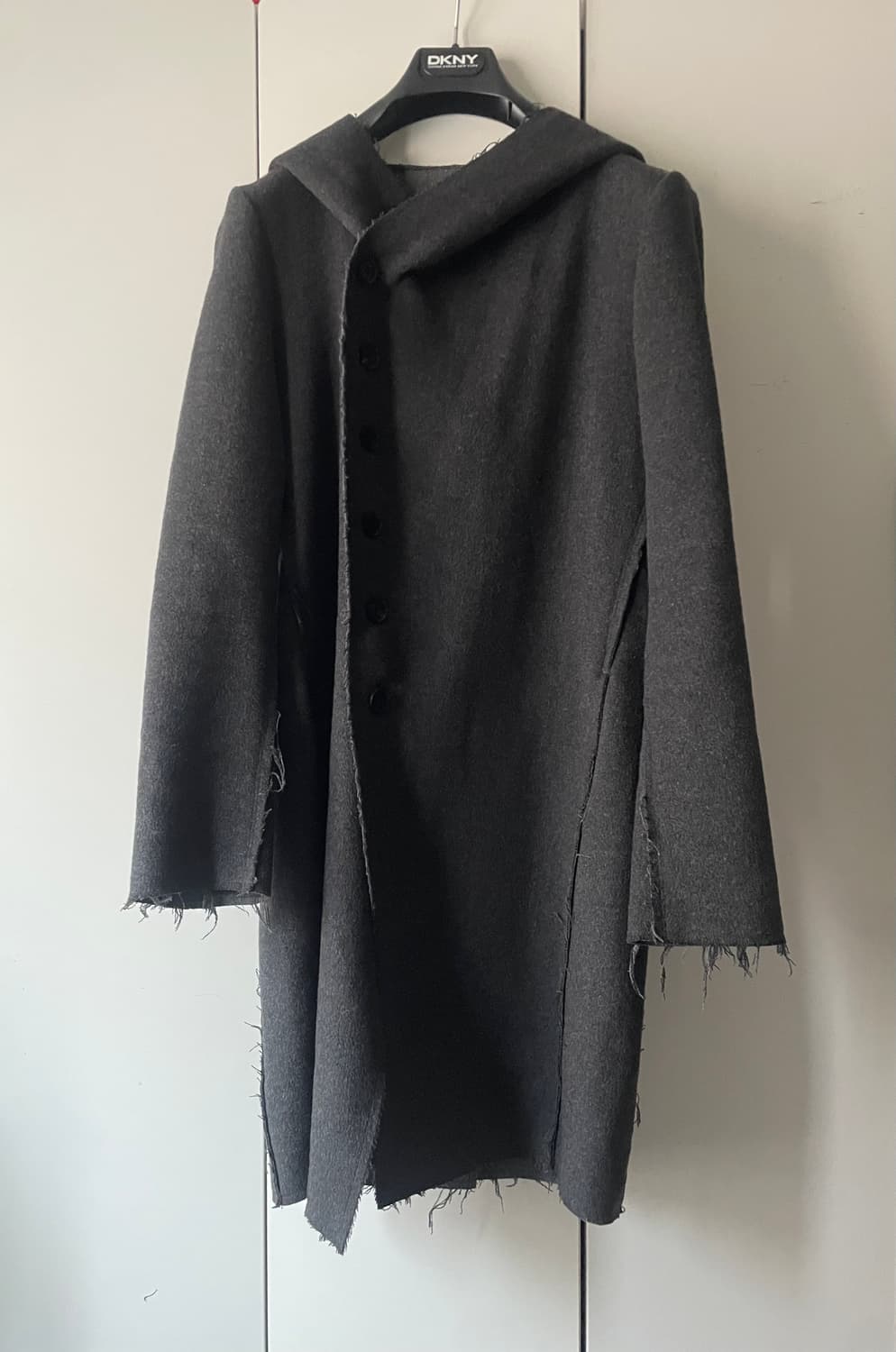 No Id asymmetrical hood coat 상품이미지1