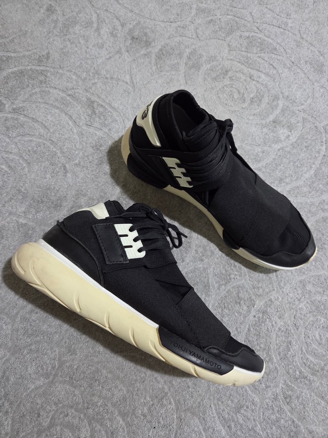 Y-3 콰사 하이(Qasa High) 블랙/화이트 상품이미지7