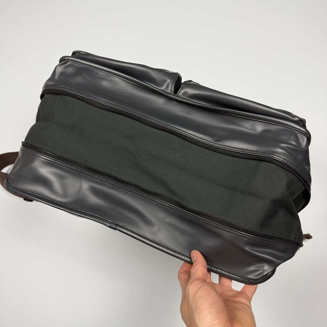 요시다포터 러기지라벨 라이너 메신저 숄더백 블랙 상품이미지6