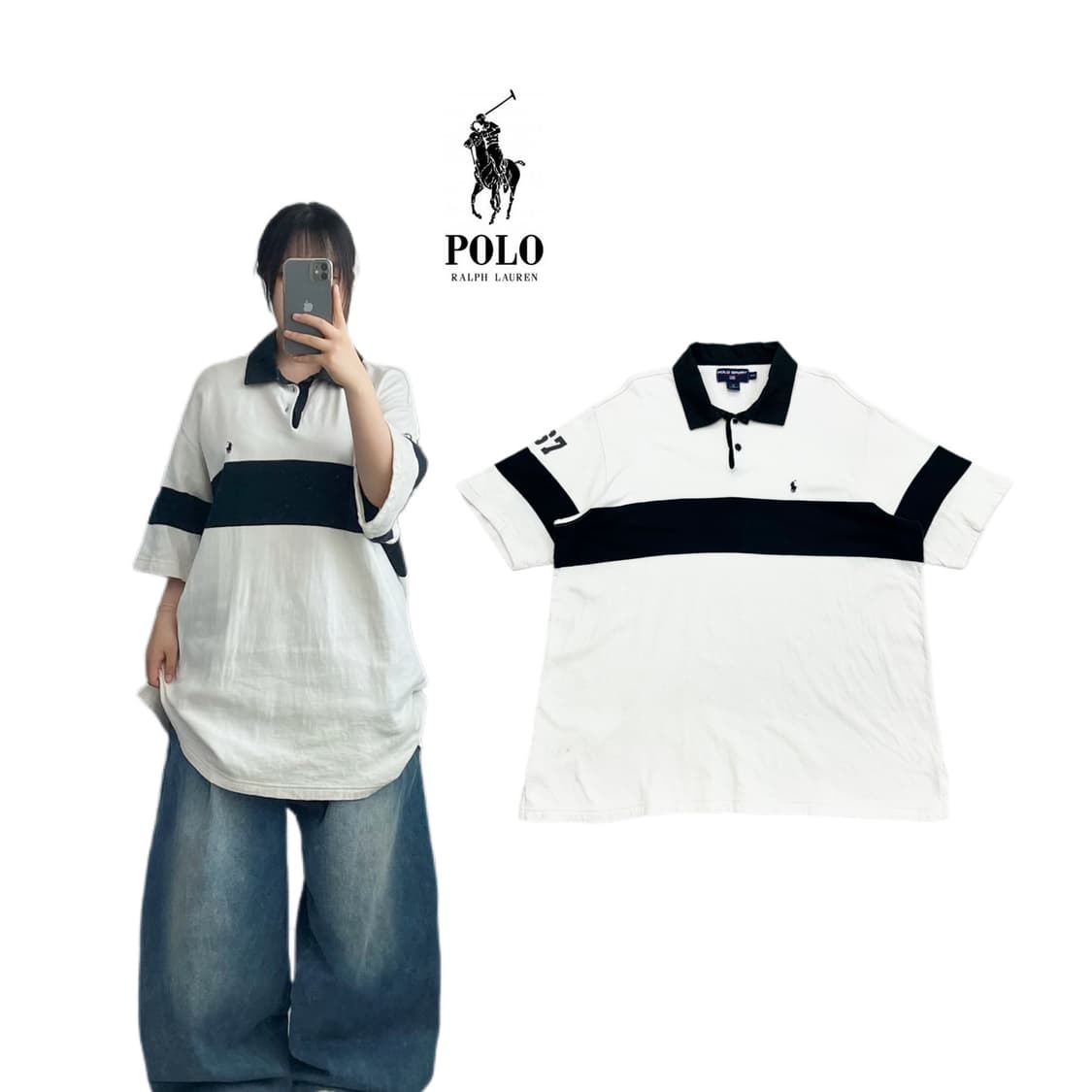 폴로 스포츠 포니 XXL 빅사이즈 PK 카라 반팔 티셔츠 상품이미지1