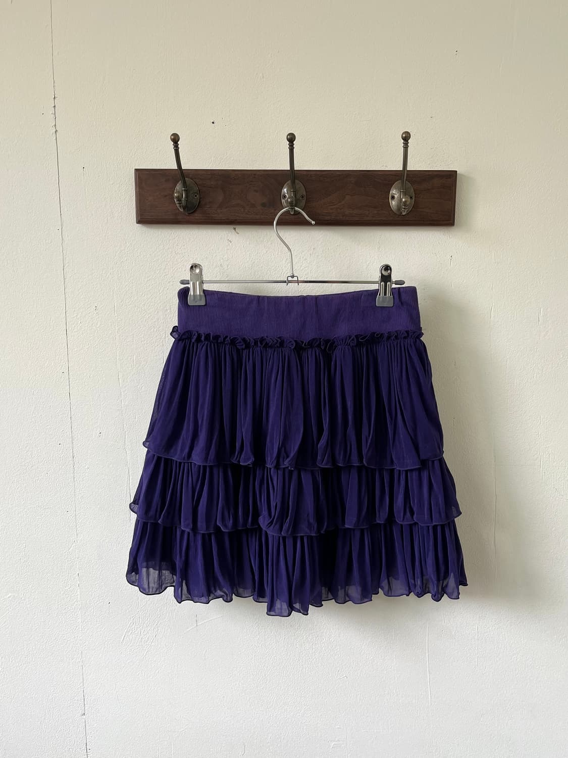 Japan vtg 퍼플 캉캉 미니 스커트 상품이미지2