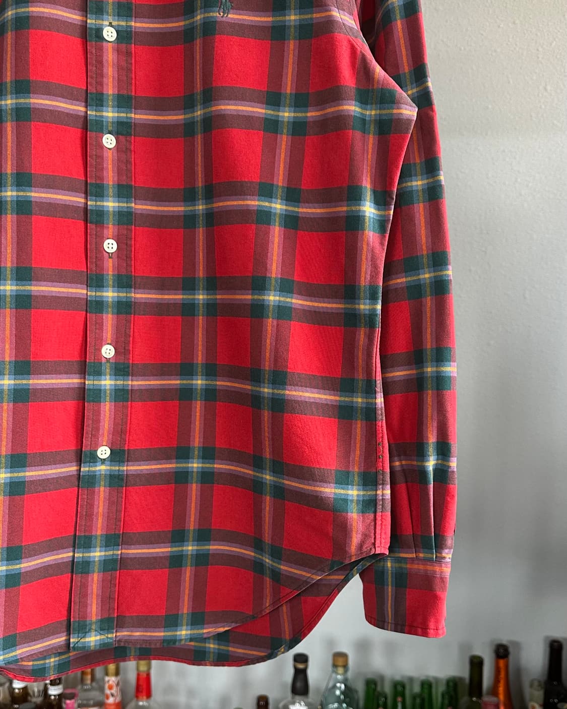 [S]폴로 랄프로렌 클래식핏 크리스마스 체크 셔츠 상품이미지5