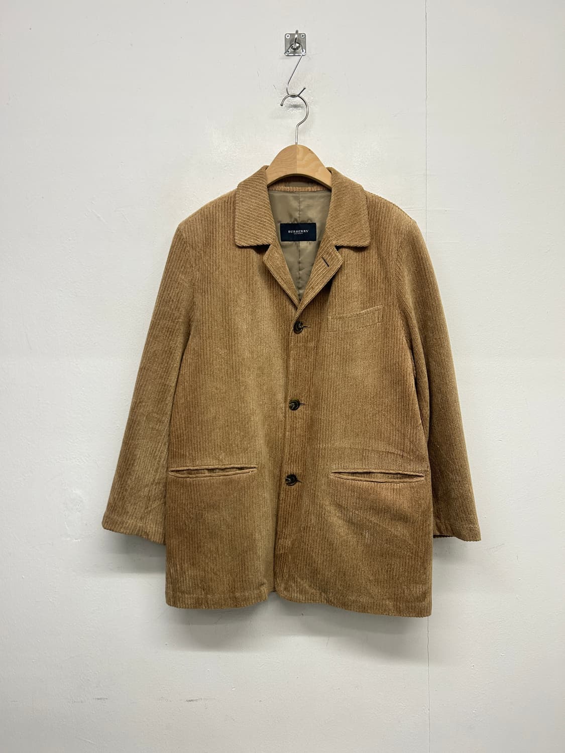JPN 버버리 코듀로이 자켓 브라운 상품이미지1