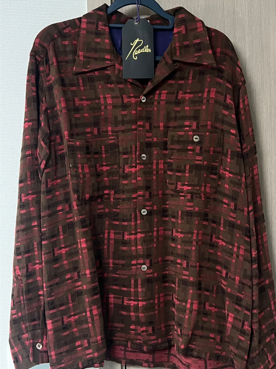 니들스 체크셔츠 L 상품이미지1