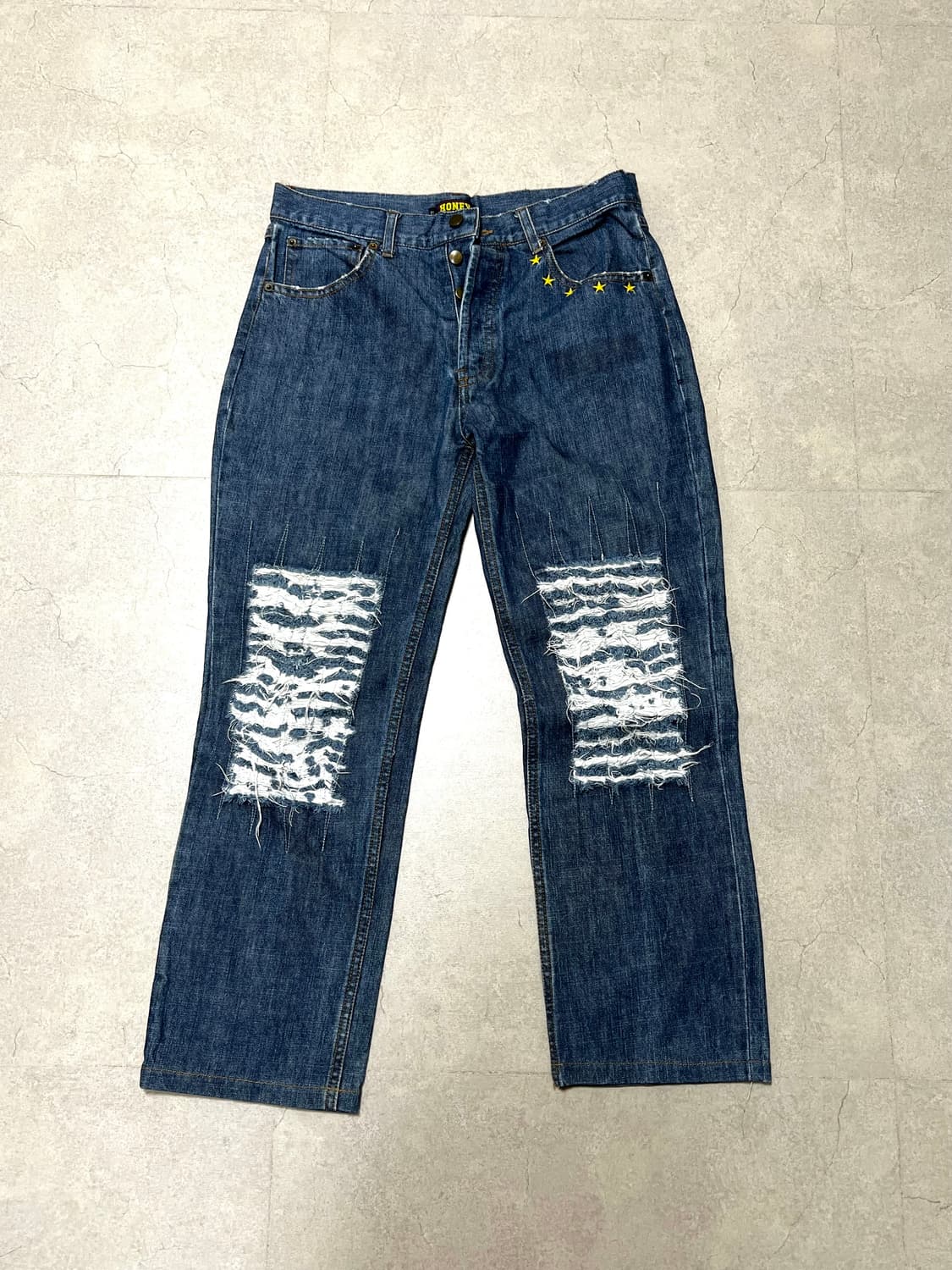 디스트로이드 데님 팬츠 상품이미지3