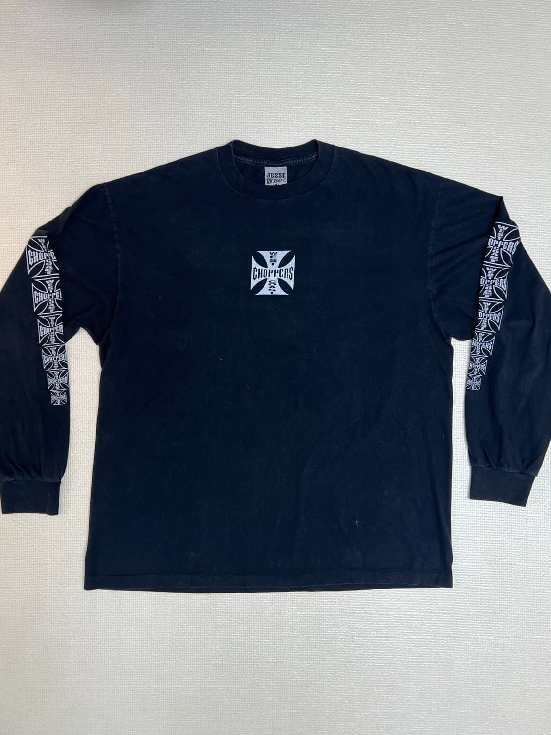 90s 웨스트코스트차퍼스 롱슬리브 블랙 XL 상품이미지1