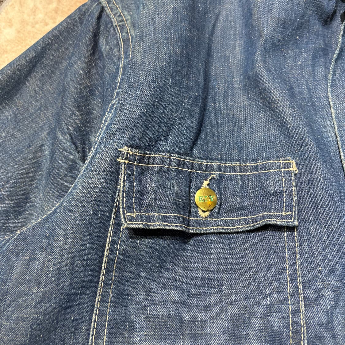 ELY USA 빈티지 포켓 헤비 워크자켓 상품이미지2