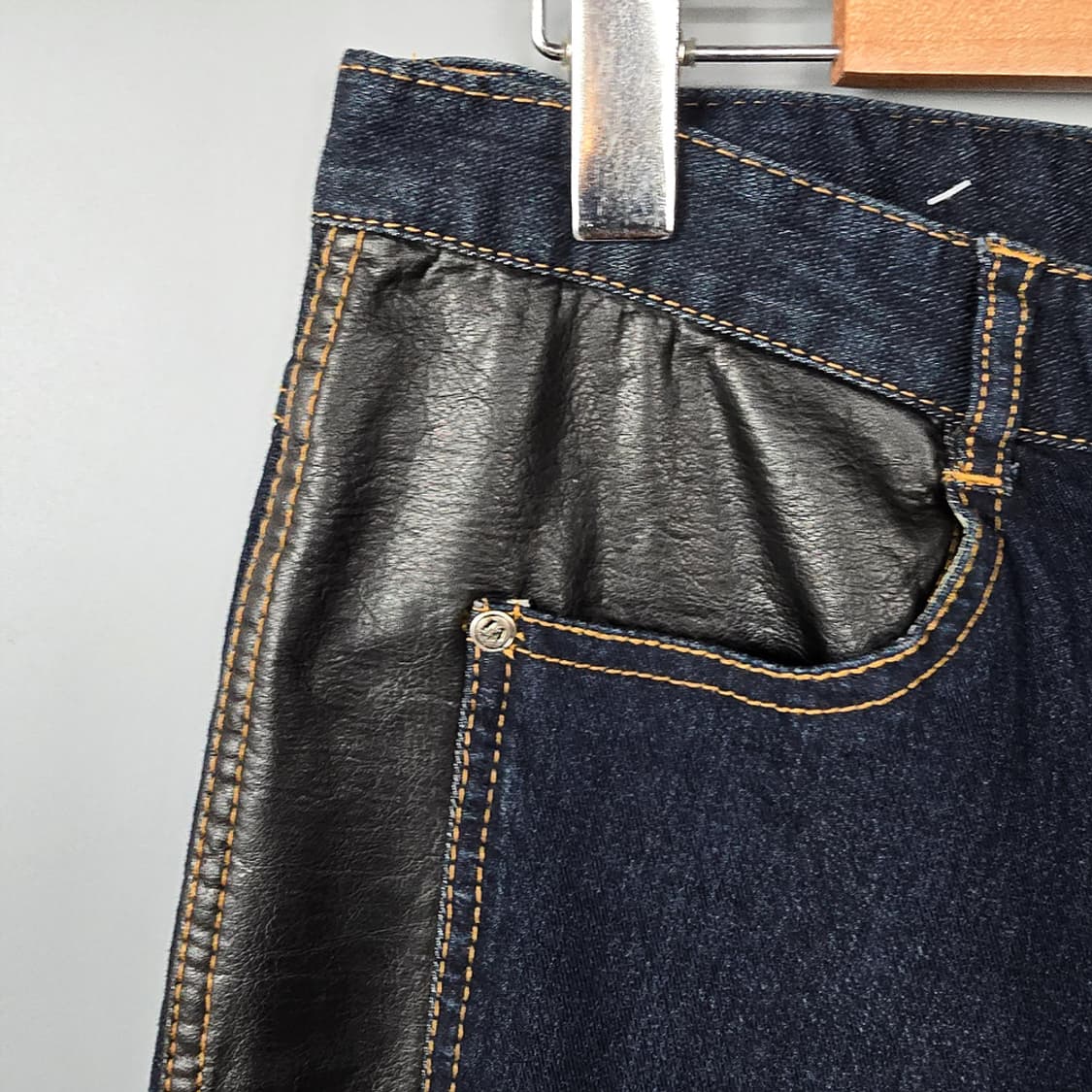 새제품)여성용 온리진스 Only Jeans 배색 부츠컷 데님팬츠 34 상품이미지4