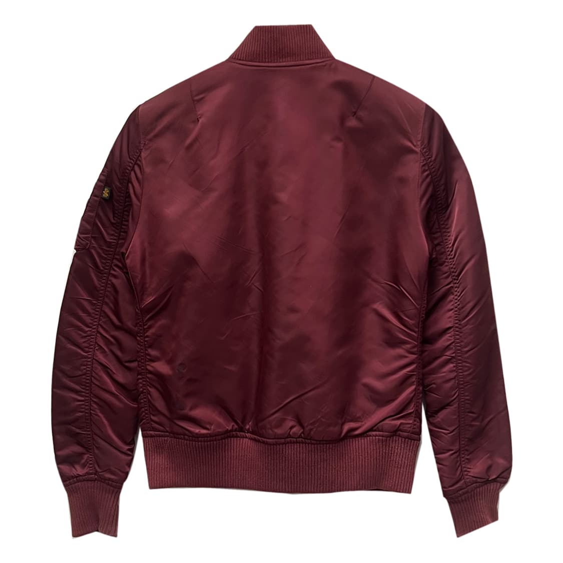 알파인더스트리 MA-1 플라이트 버건디 자켓 M 상품이미지2