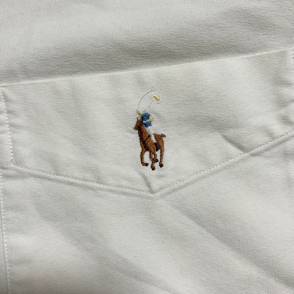 폴로 클래식핏 화이트 셔츠(XL) 상품이미지2